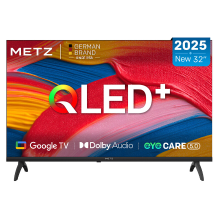 METZ QLED 32 inch Smart TV HD, 32MQF7000Z, HDR10, Dolby Audio, Low Blue Light, Google TV, Googlecast, Tuner DVB T/T2/C/S/S2