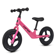 Neuleb YFQ Klein balance bike, lichtgewicht kinderfiets zonder pedalen met verstelbaar zadel, luchtloze banden en standaard, eerste fiets voor kinderen van 3 tot 6 jaar, perfect om te leren fietsen, roze
