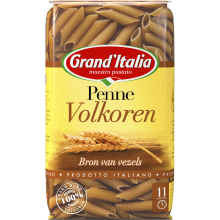 Grand'Italia Penne Rigate Volkoren   500 g