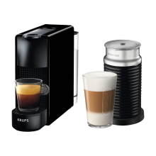 Nespresso Krups Essenza Mini XN1118   Koffiecupmachine   Zwart   Met Melkopschuimer