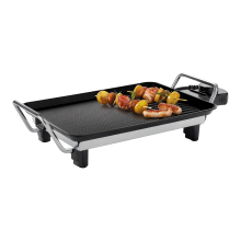 Fritel Grill Teppanyaki GT 1075   Grillplaat/Teppanyaki Bakplaat   28 x 20 cm   1000 W   5 standen   1 tot 2 personen   PFAS vrij