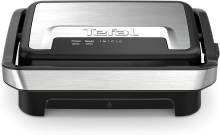 Tefal Inicio Compact GC270D   Paninimaker & Contactgrill   1000 W   Anti aanbaklaag   Zilver