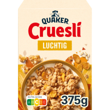 Quaker Cruesli Luchtig Naturel   375 g