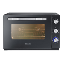 Severin TO 2073   heteluchtfriteuse   18 l 2000 W timer zwart