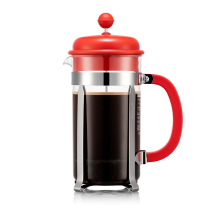 Bodum Caffettiera franse pers koffiezetter   1 L, felrood, 8 kopjes