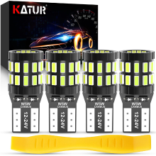 Katur 194 T10 W5W 501 168 LED lamp, Superhelder IJsblauw, 12 24 V Canbus LED lamp Ter Vervanging Van Autolampjes Voor Koepel Lees Deur En Kentekenverlichting, 4pcs