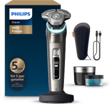 Philips scheerapparaat i9000 Prestige, XP9203/30, nat en droog elektrisch scheerapparaat, met Skin IQ technologie, Triple Lift & Cut systeem, 360 roterende dubbele stalen precisiescheerbladen