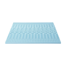 EGO HOME Topper 140 x 200 cm, 6 cm hoogte 7 zone matrastopper van schuim, CertiPUR EU gecertificeerd, matrastopper 140 x 200 cm zonder hoes voor boxspring, matrassen, slaapbank