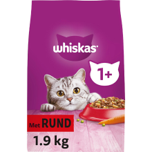 Whiskas kattenvoer droog volwassen rund 1,9 kg