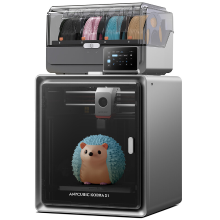 ANYCUBICxJOYBUY Kobra S1 ACE 2 Pro Combo Meerkleurige 3D printer, 16 kleuren printen, 600 mm/s ultrasnelle snelheid, volledig afgesloten CoreXY, stille 44 dB printen