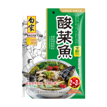 Bai Jia Baijia Pickled Cabbage Fish Seasoning 200g