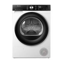 Hisense DH3S902BW3 Vrijstaande wasdroger   9 kg capaciteit   Warmtepomptechnologie   Energiezuinig   Witte afwerking