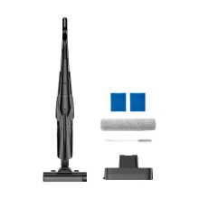 Deerma VX100 Ultra S nat  en droogstofzuiger, 70°C rollerwas + 100°C drogen, 22 kPa zuigkracht, 180° platliggende dweil, 120° flexibele stuurbaarheid & bereik, 50 min dweiltijd, ≤55 dB stille droging, 10° ergonomische hellingshoek voor eenvoudig éénhands 
