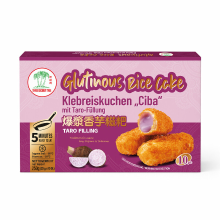 THREE COCONUT TREE TCT kleefrijstcake met tarovulling 250 g