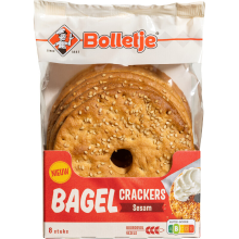 Bolletje Sesam Bagel Crackers   225 g