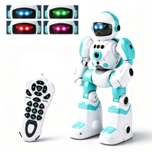 UINLE Baby Grote robot met spraakbesturing via afstandsbediening: Slim, programmeerbaar educatief verhalenvertellend speelgoed met gebarenherkenning, cadeau voor kinderen.
