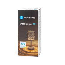 Aigostar led tafellamp ps vloerlamp warm licht, natuurlijk wit, wit licht 105 lm 1 W roze