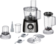 Bosch MCM3200W MultiTalent 3 Foodprocessor 800W 2,3L Compact Multifunctioneel