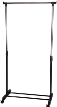 Alpina Mobiele Kledingrek   Verstelbare Hoogte, zwart, 78 x 41 x 93 158 cm
