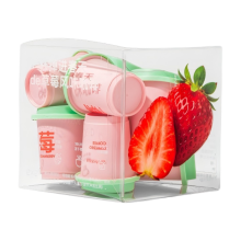 Office Fish Gevriesdroogde Zwarte Koffie Met Aardbeiensmaak 2 g/stuk × 9 stuks/doos