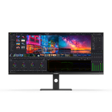 INNOCN 40C1U 40 inch monitor 5K 5120 x 2160p IPS 100Hz Ultrawide 21:9 plat voor MacBook kleurnauwkeurigheid PIP&PBP monitor voor laptops/HDMI DP USB C PD65W/FreeSync HDR400 DeltaE＜2/ingebouwde luidsprekers, hoogteverstelbaar, Zwart