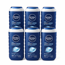 NIVEA Men Cool Kick douchegel 250 ml (6 Pack)