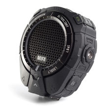 MIFA Yukon draagbare Bluetooth speaker met IPX7 waterdicht en mesh intercomnetwerk met 6 eenheden – duurzaam voor buiten, groepskommunikatie voor wandelen, kamperen en offroad