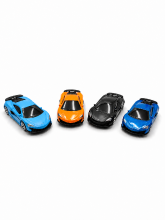 RMZCity RMZ 3 inch metalen McLaren speelgoedauto   4 stuks, soepele rij, decoratie, display, decoratief speelgoed, realistische verzamelauto