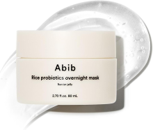 ABIB Rice Probiotics Overnight Mask Barrier Jelly 80 ml, nachtmasker, anti aging tegen rimpels