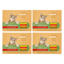G'woon mini filets kattenvlees variatie MP*4