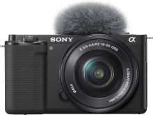 Sony ZV E10 + 16 50 mm zoom zwart