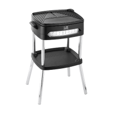 Fritel Barbecue BBQ 3256   Elektrische BBQ/Tafelgrill   Groot Grilloppervlak 40 x 36 cm   2000 W   Verwijderbare Plaat + Deksel