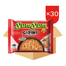Yum Yum Instant Noedels met garnalensmaak, 30 x 60 g (Doos)