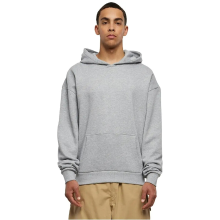 Urban Classics ultrazware hoodie van sweatstof en fleece   hoodies grijs XL