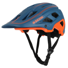 DKONI HS 062 volwassenen mountainbikehelm   blauw/oranje   L 56 61 cm