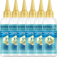Head & Shoulders Head & Shoulders DermaXPro Hydraterende Hoofdhuidverzorging 6 x 145 ml (6 Pack) Met Niacinamide en Ceramide Complex Voor Droge, Spannende Hoofdhuid. Licht Leave In Serum, Helpt de Hoofdhuid te Hydrateren