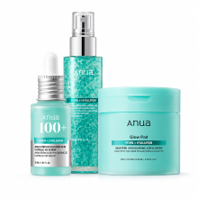 Anua PDRN en Hyaluron Glow Routine 3 Staps Set