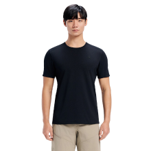 PELLIOT T shirt met korte mouwen en ronde hals voor heren Zwart L Camping Reizen Waterdicht Duurzaam