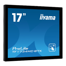 Iiyama TF1734MC B7X 17″ openframe monitor met 10 punts aanraakscherm en aanraakfunctie door glas