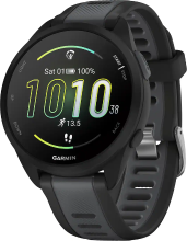 GARMIN Forerunner 165   Hardloopbandje   43 mm   Zwart Leigrijs