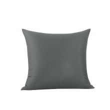 【Zomerkoel textiel】Donkergrijze bamboe koelkussenslopenset, 2 stuks, 65 x 65 cm x 2