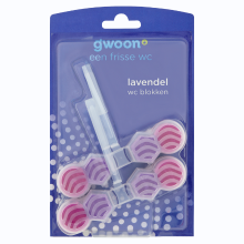 G'woon wc blok lavendel 2 stuks