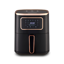 Heinrich's airfryer HFR 8216 zwart 5 L 1450 W vermogen touchbediening 6 automatische programma's