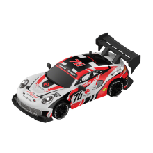 1:24 4WD hoge snelheid RC drift auto, 2,4 G, 25000 RPM motor, verwisselbare driftbanden & LED verlichting, 50 m bereik indoor competitiespeelgoed voor 8+ jaar, één stuk in rood en wit