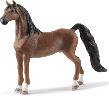 Schleich Horse Club Saddlebred figuur   bruin, 15 cm