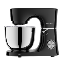 AUCMA staande mixer, 6 liter, 6 snelheidsstanden, kantelbare kop, 3 in 1 staande mixer met mengkom, deeghaak, garde en menghaak, mixer voor bakken, taart, brood, pizza, gebak, pasta en de meeste huishoudelijke koks, 450 W DC motor van zuiver koper (6 lite