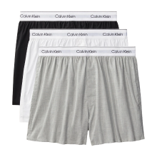 Calvin Klein 3 pack smalle boxershorts   Icon Cotton Stretch   zwart, wit, grijs M
