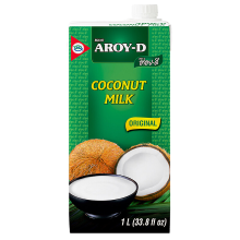 Aroy D Originele kokosmelk, 1 liter