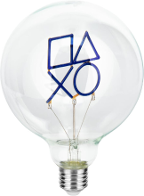 Paladone PlayStation LED lamp   E27, blauw, 12,5 cm