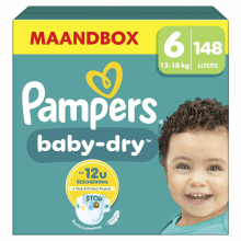 Pampers Baby Dry Luiers Maat 6 – Maandbox 148 Luiers